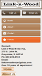 Mobile Screenshot of linknwoodfence.com